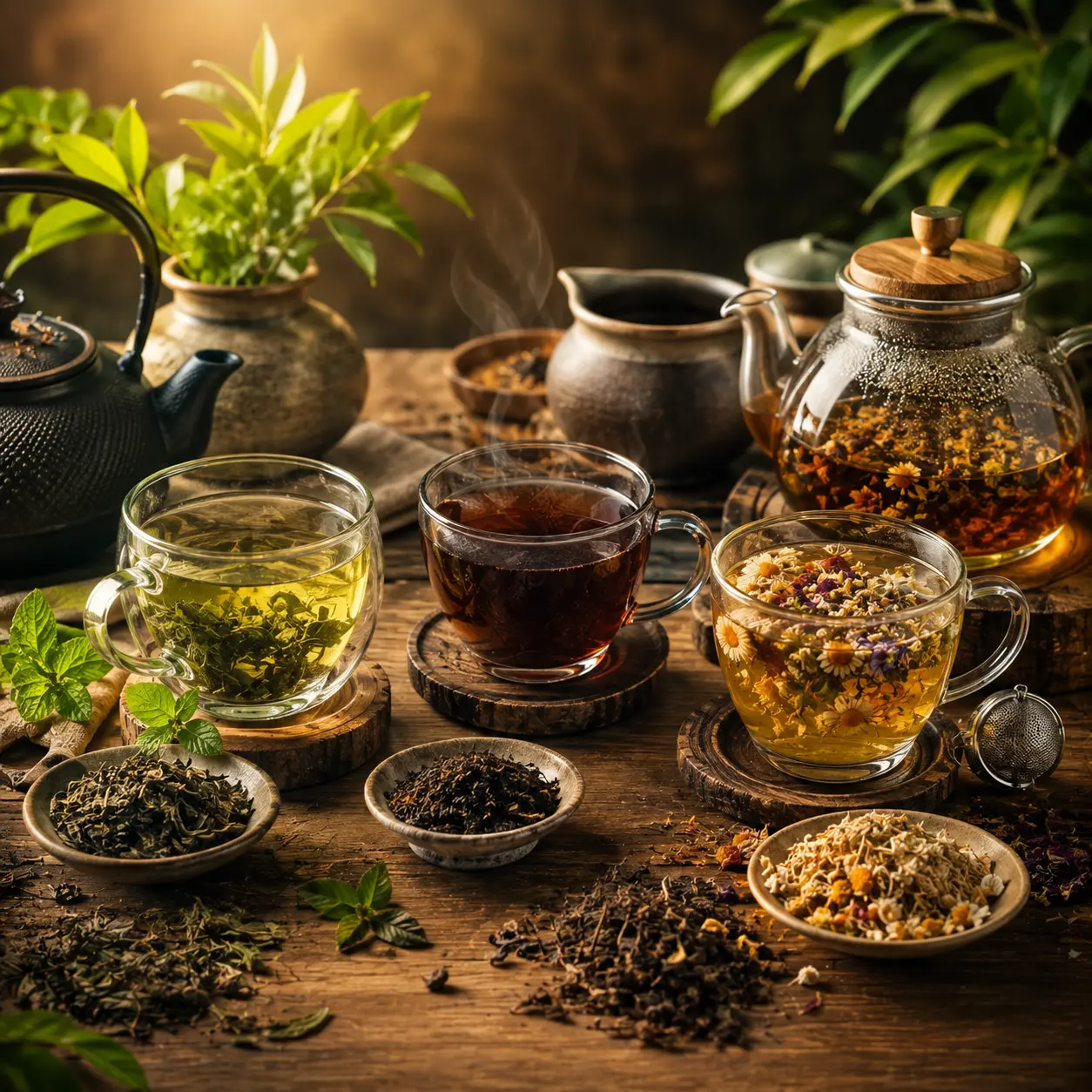 Tea Talk: Green, Black, Herbal – Pros & Cons